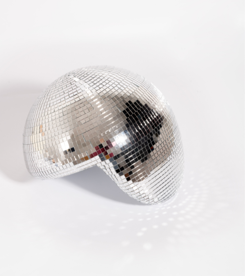 Melted disco ball