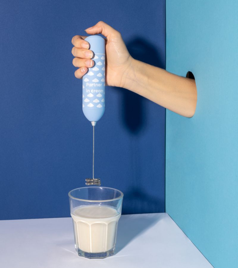 Mousseur à lait - Partner in cream - Bleu
