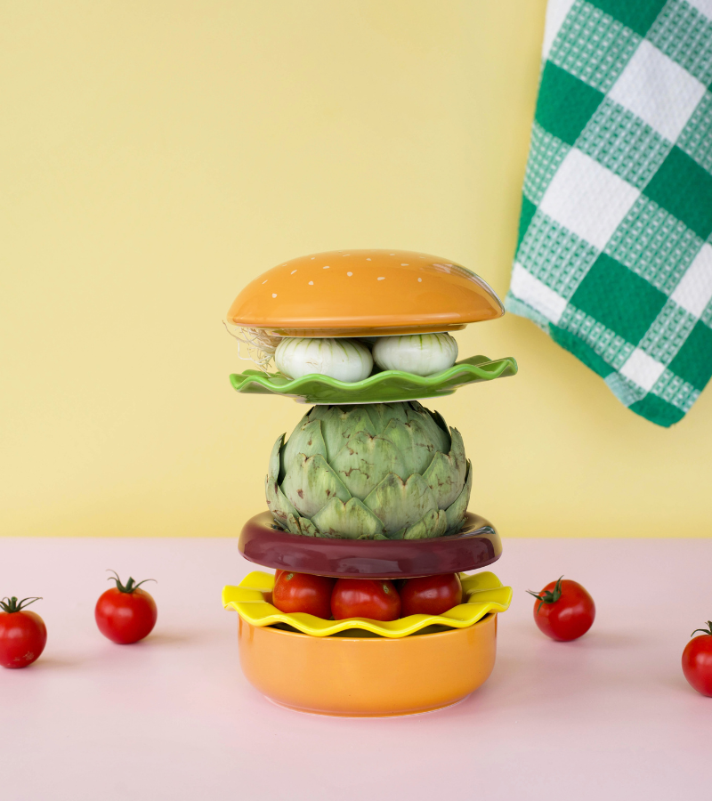 Set de plats hamburger