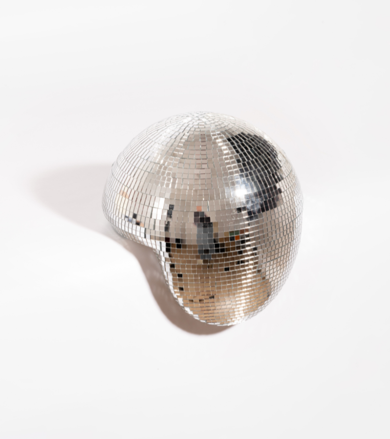 Melted disco ball