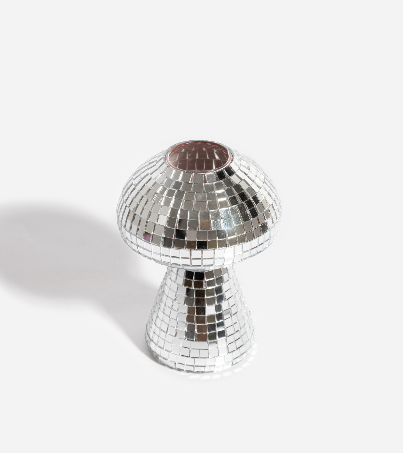 Vase champignon disco