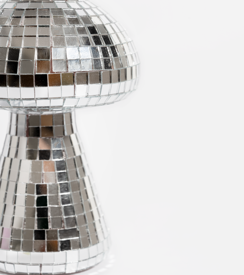Vase champignon disco