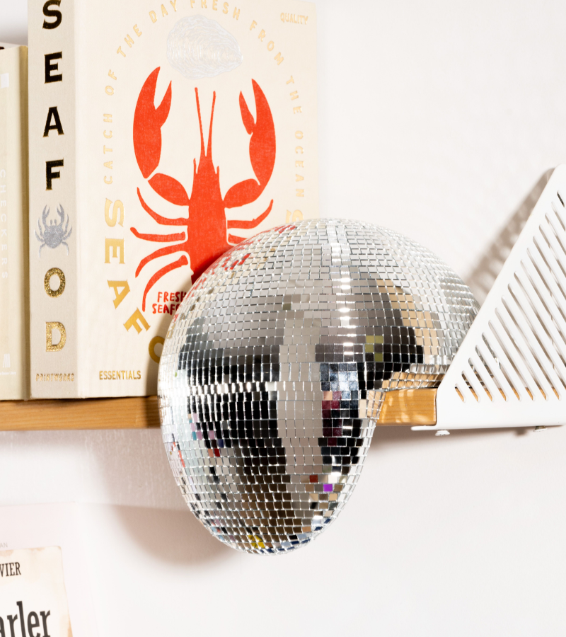 Melted disco ball