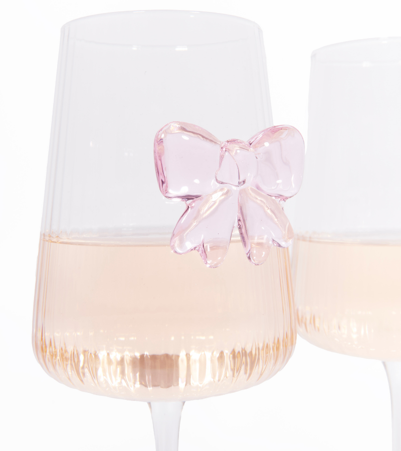 Coffret de 2 verres à vin noeud
