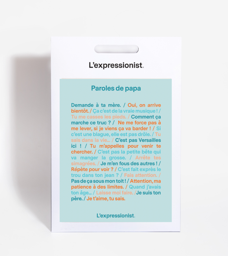 Poster - Paroles de papa