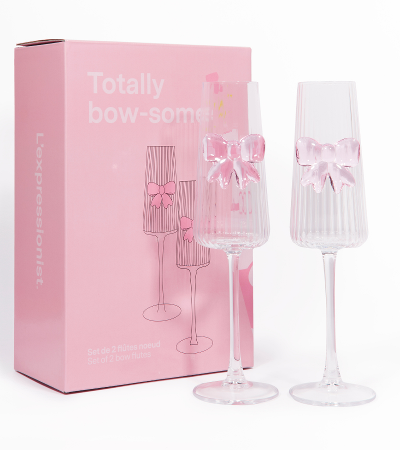 Coffret de 2 flûtes noeud