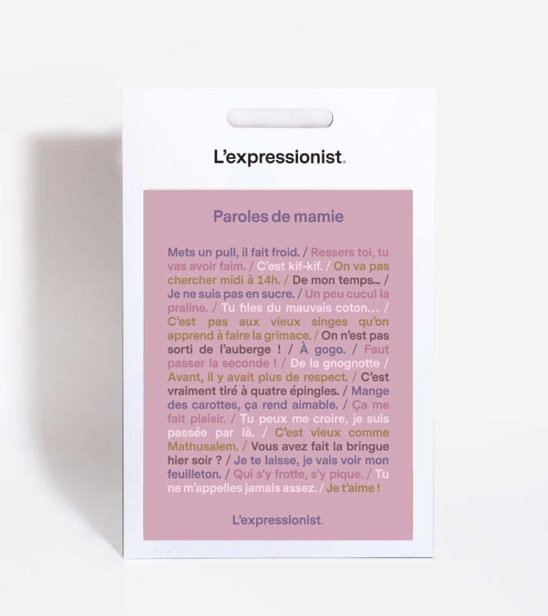Poster - Paroles de mamie