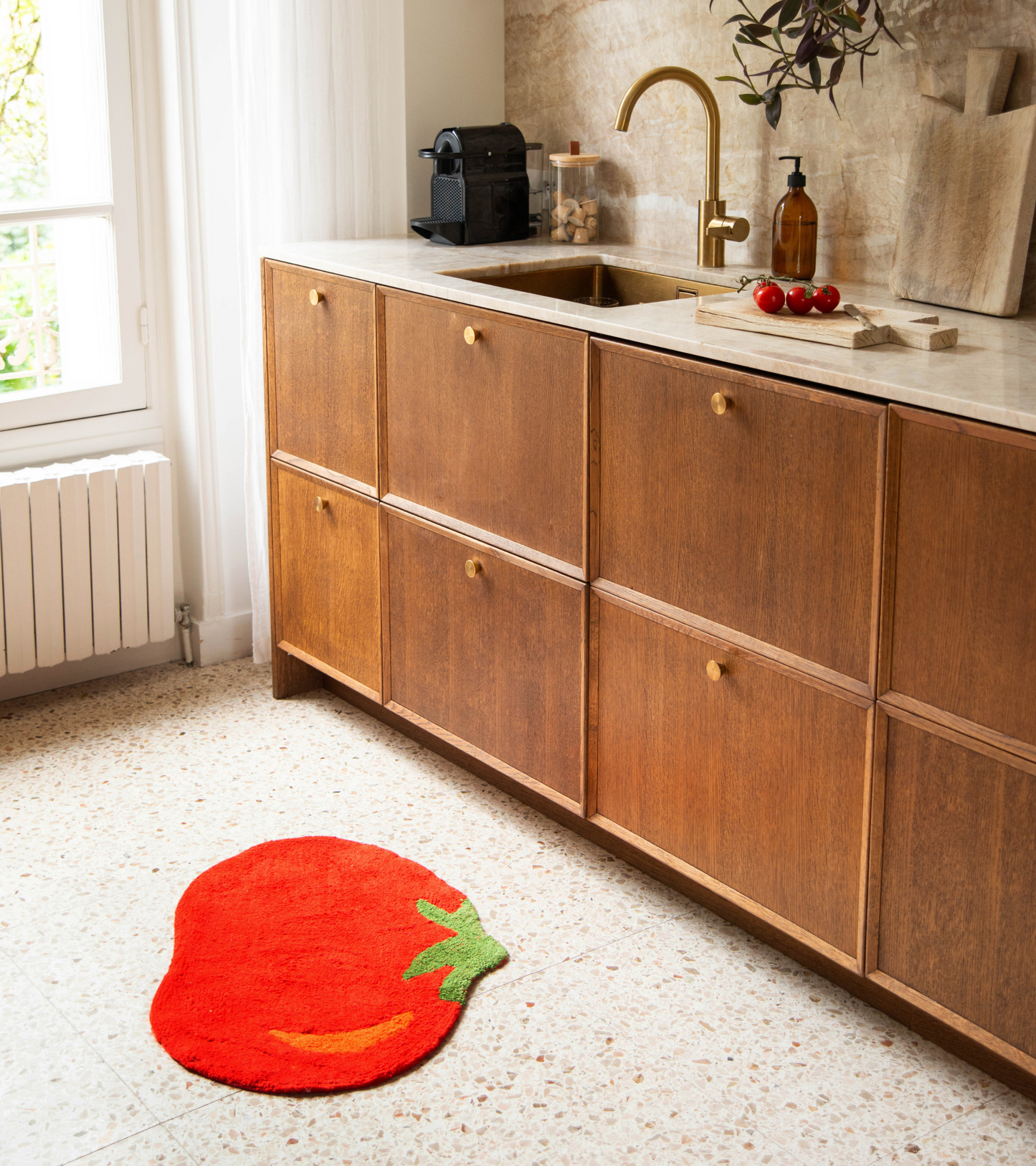 Tapis de bain - Tomate