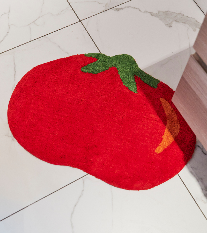Tapis de bain - Tomate