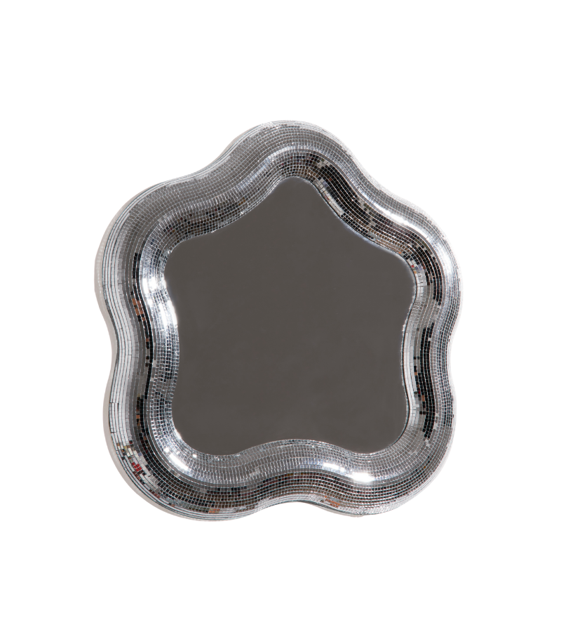 Miroir fleur disco