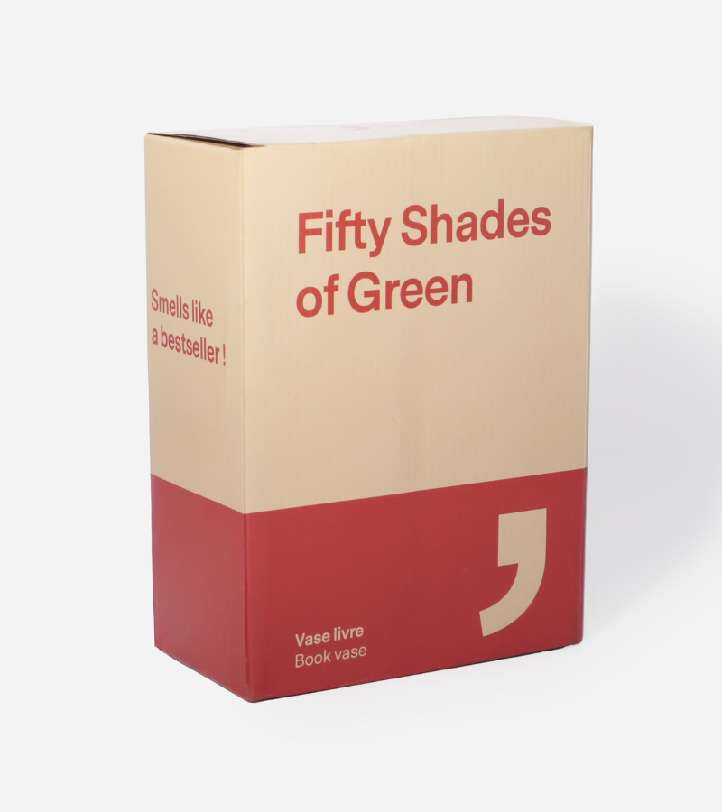 Vase livre "50 shades of green"