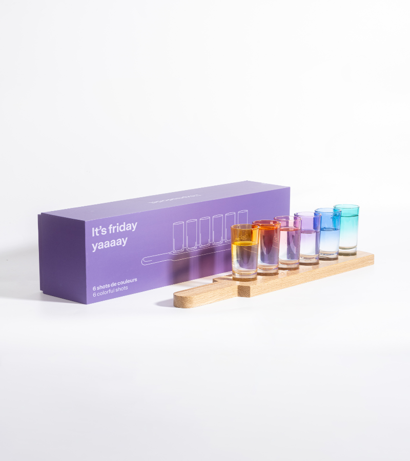 Set de shots rainbow