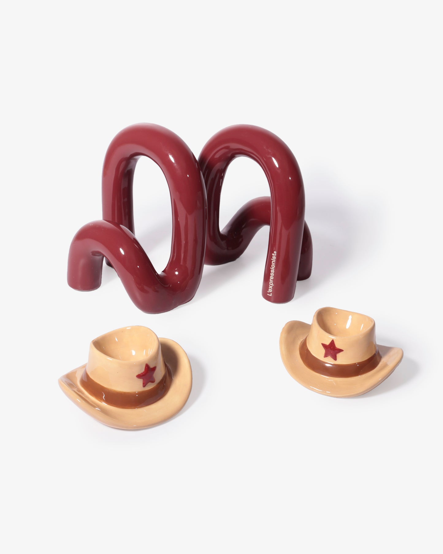 Set of 2 cowboy bookends