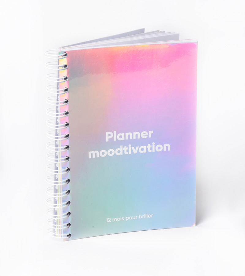 Agenda Planner Moodtivation - 12 mois pour briller