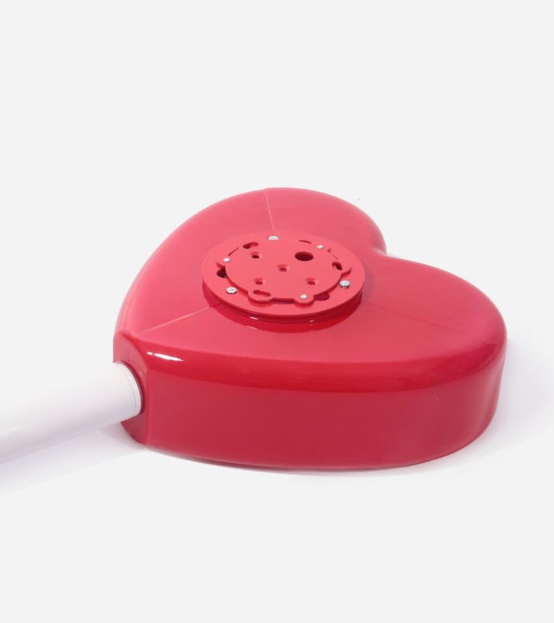 Lampe murale sucette coeur