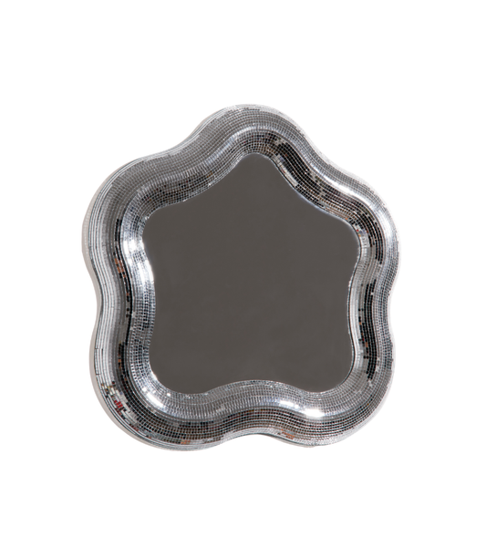 Miroir fleur disco