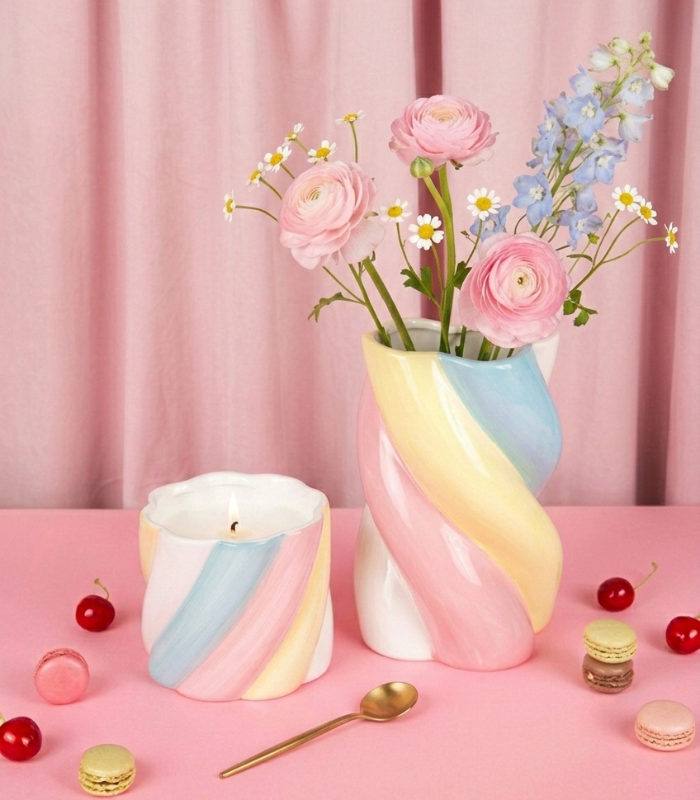 Vase candy Marshmallow