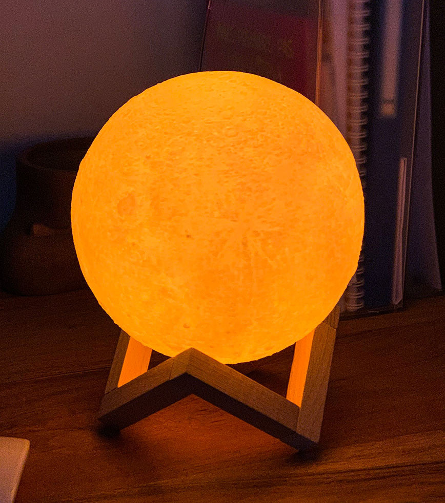 Lámpara de luna luminosa