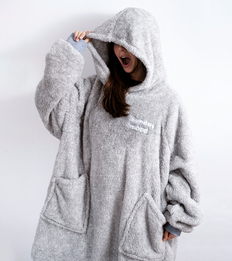 Sunday Mood Fleece-Decken-Sweatshirt